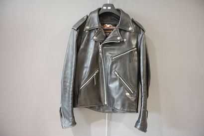 HARLEY DAVISON. Perfecto en cuir noir. Taille...