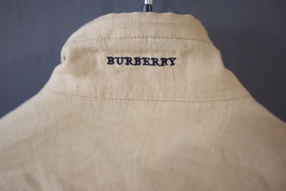 BURBERRY. Veste longue homme en lin. Taille...