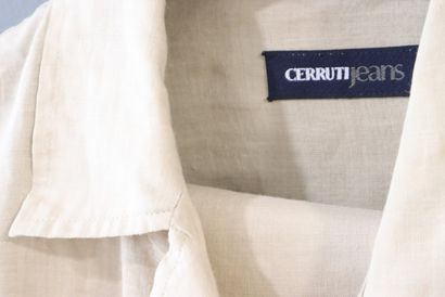 CERRUTI. Ensemble été (veste et pantalon),...