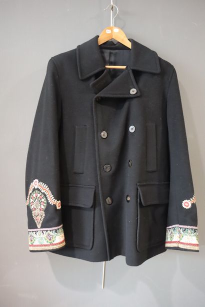 Christian DIOR (prototype). Caban homme brodé,...