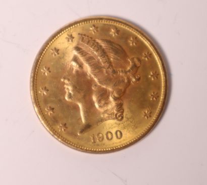 1 gold coin 20 Dollars 1900