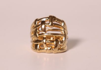 Christian LACROIX. Bague plaquée or modèle...