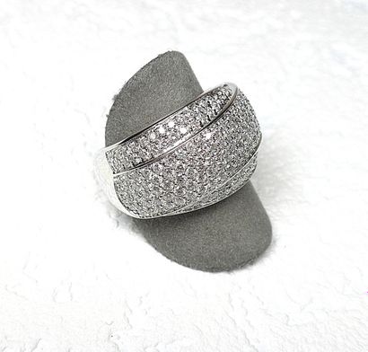 Bague en or blanc 