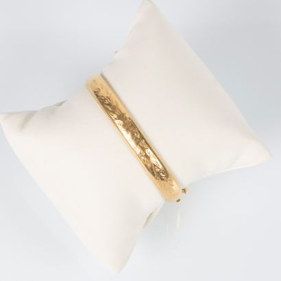 Bracelet in yellow gold 18K 750 thousandths...