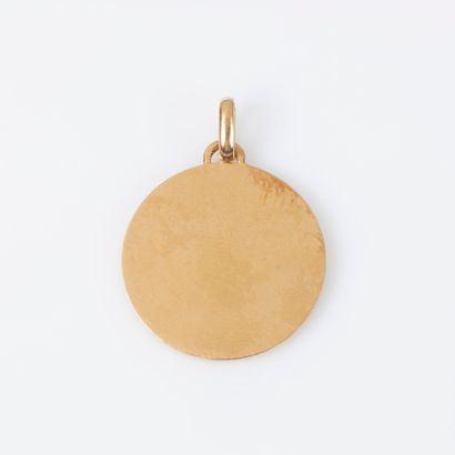 Pendentif en or jaune 18K 750 millièmes de...