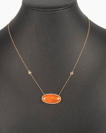 Necklace in yellow gold 750°/.(18K) 4g30...