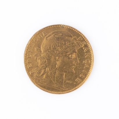 4 coins of 20 francs gold (2 Napoleon III,...