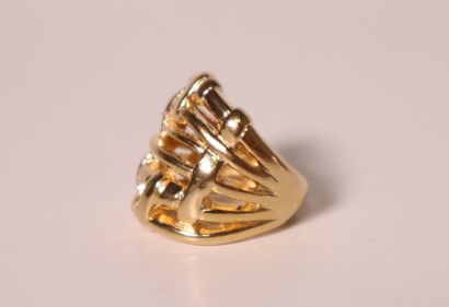 Christian LACROIX. Bague plaquée or modèle...