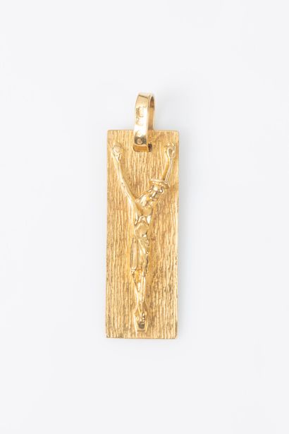 Pendentif en or jaune 18K 750 millièmes de...