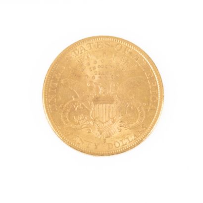 Gold coin 20 Dollars 1900. 33,35 g