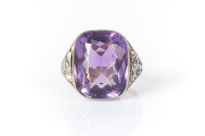 Belle bague de cocktail en or jaune 18K 750...