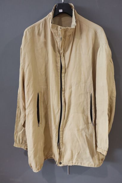 BURBERRY. Veste longue homme en lin. Taille...