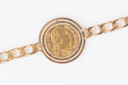 Bracelet in yellow gold 18K 750 thousandths...