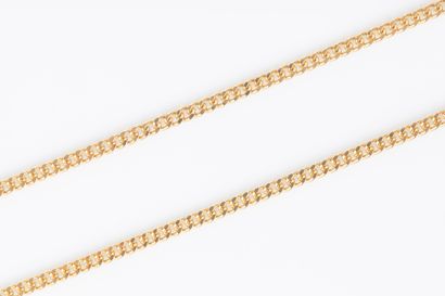 Long necklace in 18K yellow gold 750 thousandths...