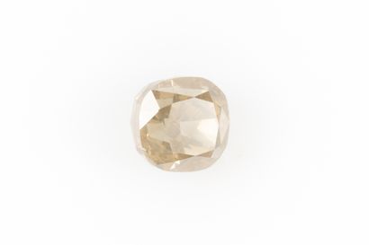 Diamant sur papier avec son certificat mentionnant:...