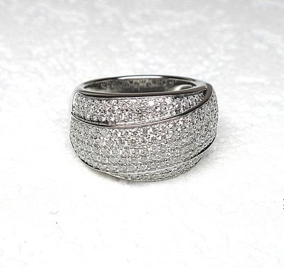 Bague en or blanc 