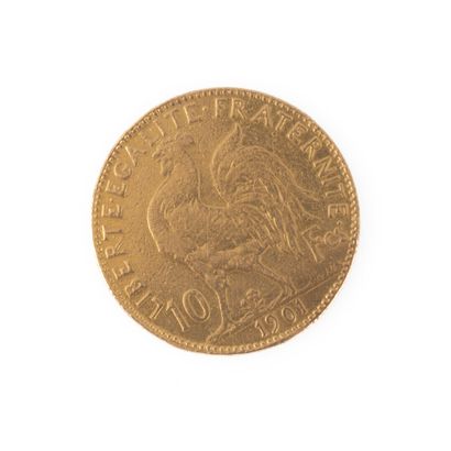 4 coins of 20 francs gold (2 Napoleon III,...