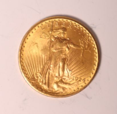 1 gold coin 20 Dollars 1924