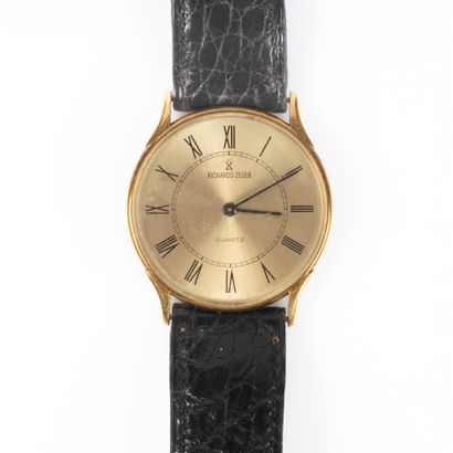 RICHARDS ZEGER. Boitier de montre en or jaune,...