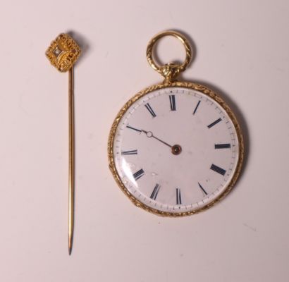 Montre de gousset en or jaune 35,64 g brut...