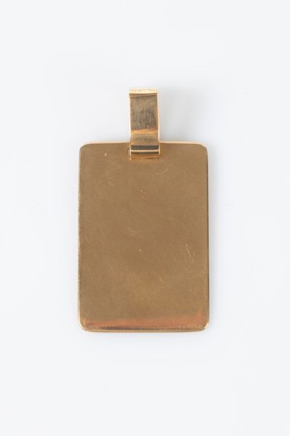 Pendant in yellow gold 18K 750 thousandths...