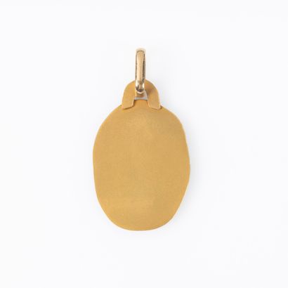 Pendentif en or jaune 18K 750 millièmes de...
