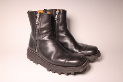 Jean-Baptiste RAUTUREAU. Paire de bottines...