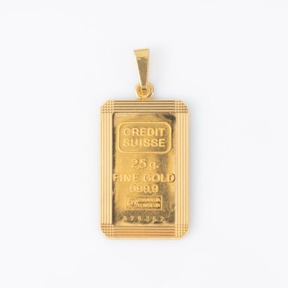 Pendant in yellow gold 18K 750 thousandths...
