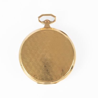 Montre de gousset en or (verre cassé, non...