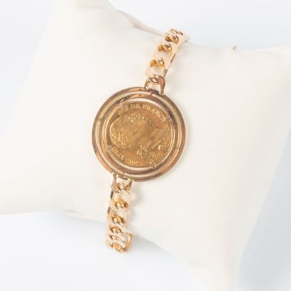Bracelet in yellow gold 18K 750 thousandths...
