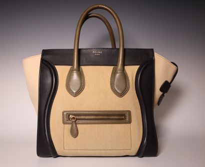 CELINE. Sac « Phantom » tricolore, en toile...