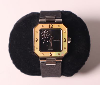 MAUBOUSSIN. Montre de dame en acier, modèle...