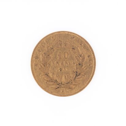 1 gold coin 10FF 1856. 3,14 g