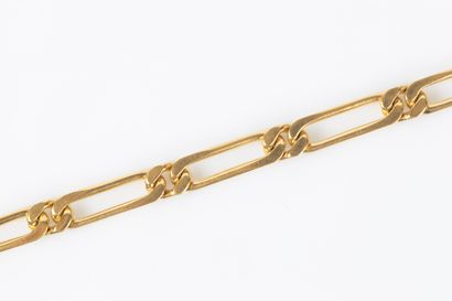 Bracelet en or jaune 18K 750 millièmes à...