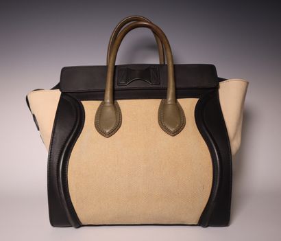 CELINE. Sac « Phantom » tricolore, en toile...