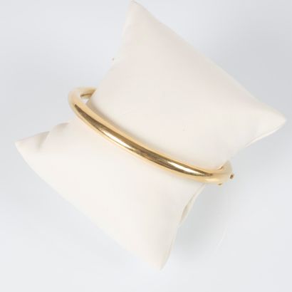 Bracelet jonc ouvrant en or jaune 18K 750...