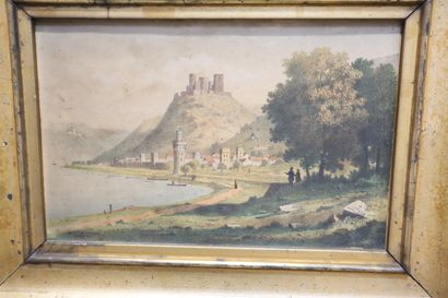 6 frames, including 3 engravings, a map of...