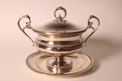 Covered wedding cup and display stand, Minerve...