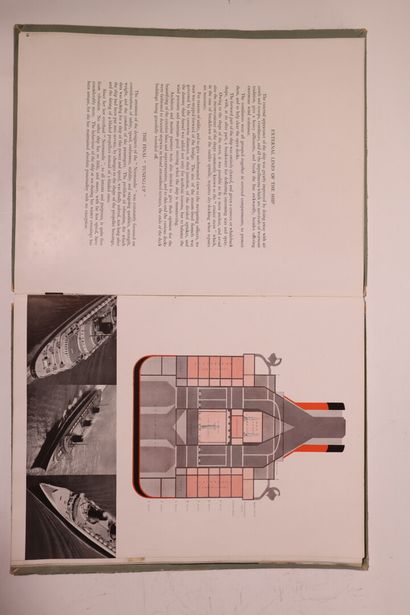 Lot including: book on Le Normandie, 2 Compagnie...