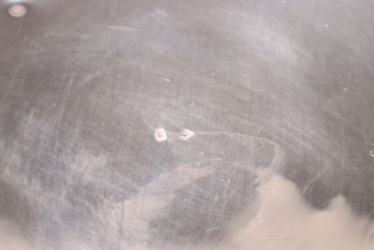 Silver vegetable dish, Minerve hallmark....