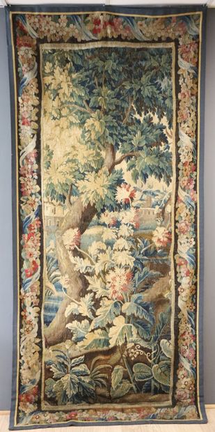 Verdure. Aubusson tapestry. 18th century....
