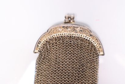 Silver coin purse. 38,36 g 