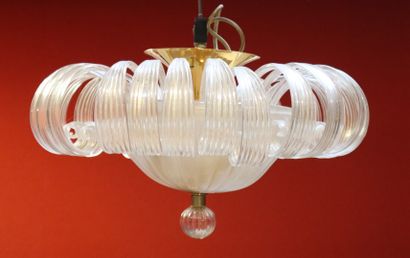 MURANO Venice. Ceiling light in Venetian...