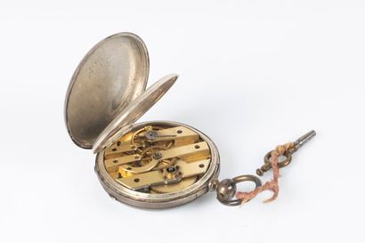 Pocket watch in (metal or silver?) . 83.16...