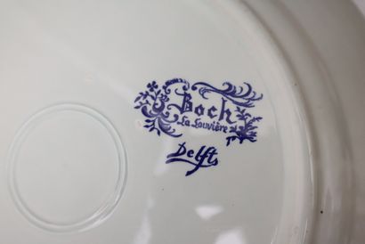 Set of glazed ceramics including a pair of...