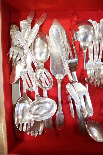 Oak chest of cutlery 26 x 50.5 x 38 cm high,...
