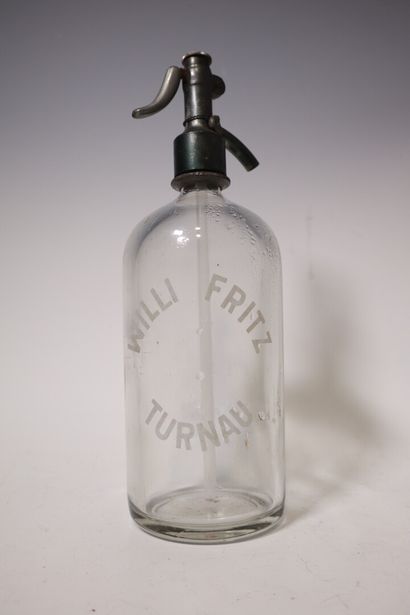 Set of 2 glass siphons