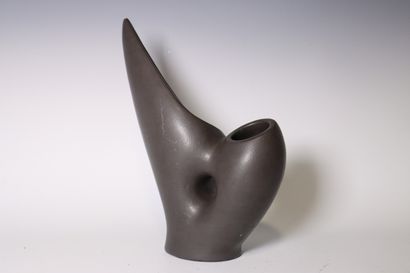 GIRAUD in VALLAURIS. Ceramic vase signed...