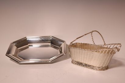 CHRISTOFLE. Bottle holder high. 16 x 24 cm...