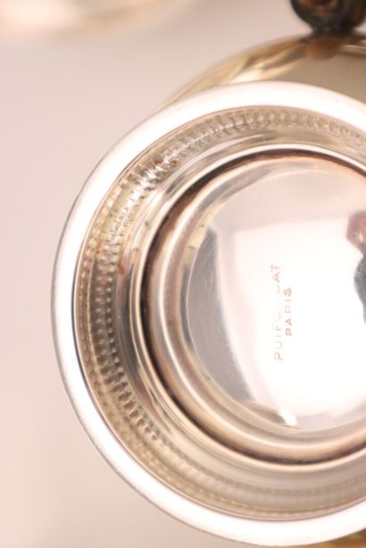 PUIFORCAT silver-plated set, including: Teapot,...